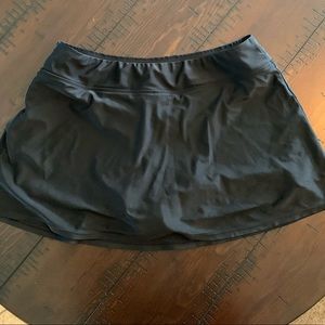 Swim skirt, black, size large